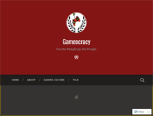 Tablet Screenshot of gameocracy.net